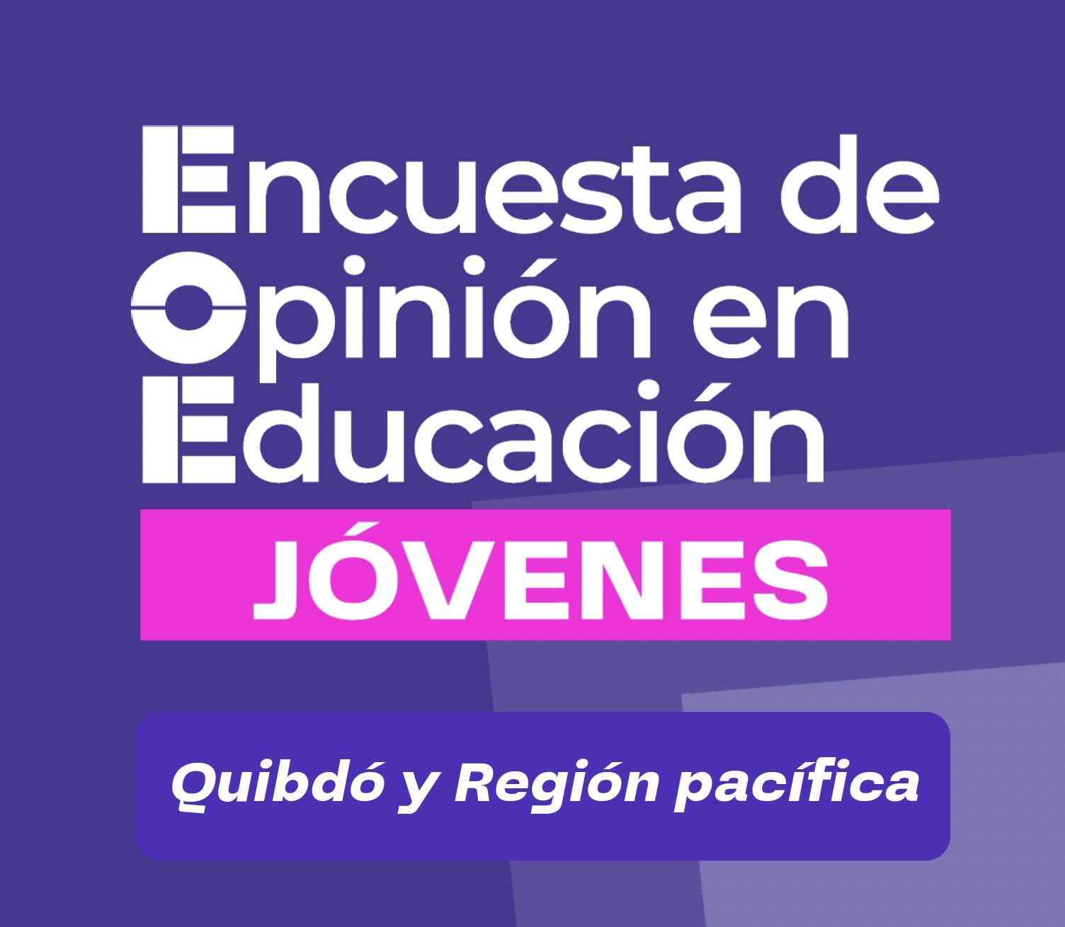 Encuesta de Opinión en Educación Jóvenes – Quibdó y Región Pacífica